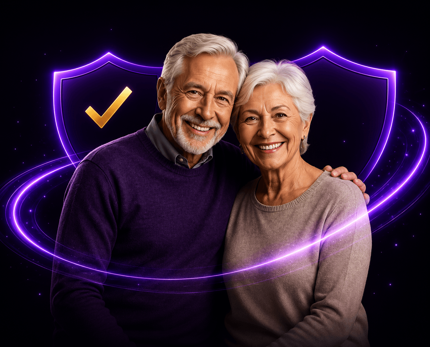 Medicare couple protected by insurance shield